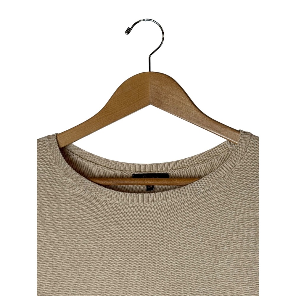 Quince Dolman Sweater Women XS Oatmeal Cotton Cashmere Knit Preppy Quite Luxury - Picture 4 of 10